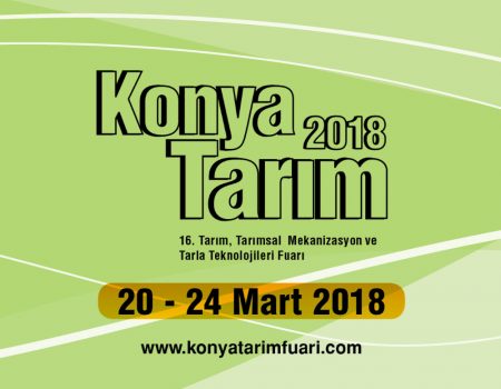 KONYA TARIM FUARI 2018 20 – 24 MART 2018